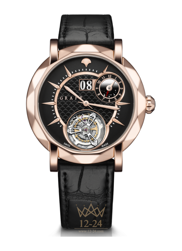 Graff MasterGraff Grand Date Dual Time Tourbillon 43mm MGUGMT43PGB