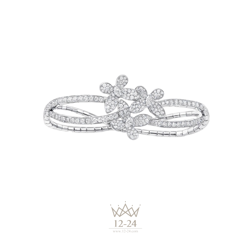 Graff Triple Pavé Butterfly Diamond Bracelet RGB284