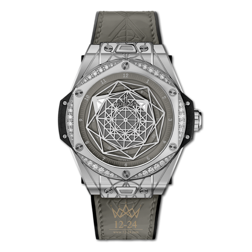 Hublot One Click Sang Bleu Steel Grey Diamonds 465.SS.7047.VR.1204.MXM20