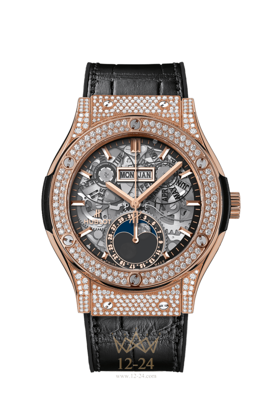 Hublot Aerofusion Moonphase King Gold Pave 547.OX.0180.LR.1704