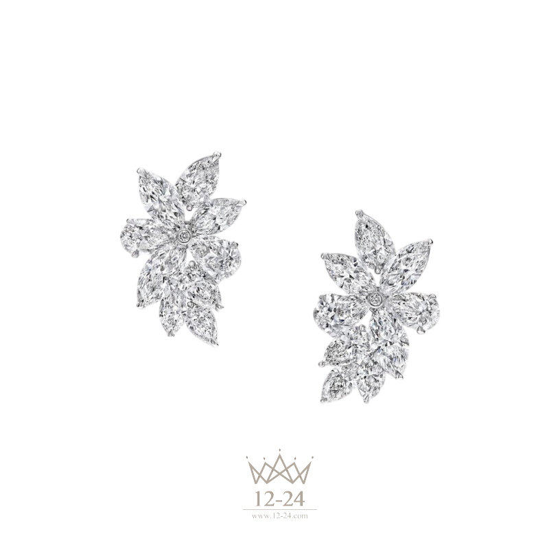 Graff Pear Shape and Marquise Cut Diamond Earrings RGE1716