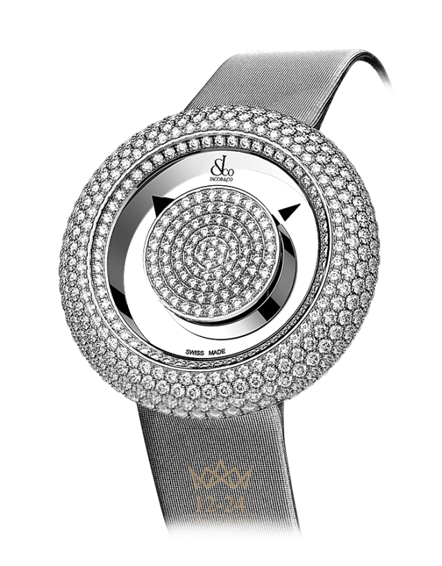 Jacob &amp; Co BRILLIANT MYSTERY PAVE DIAMONDS WHITE GOLD BM526.30.RD.RD.A