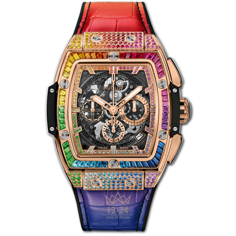 Hublot King Gold Rainbow 641.OX.0110.LR.0999