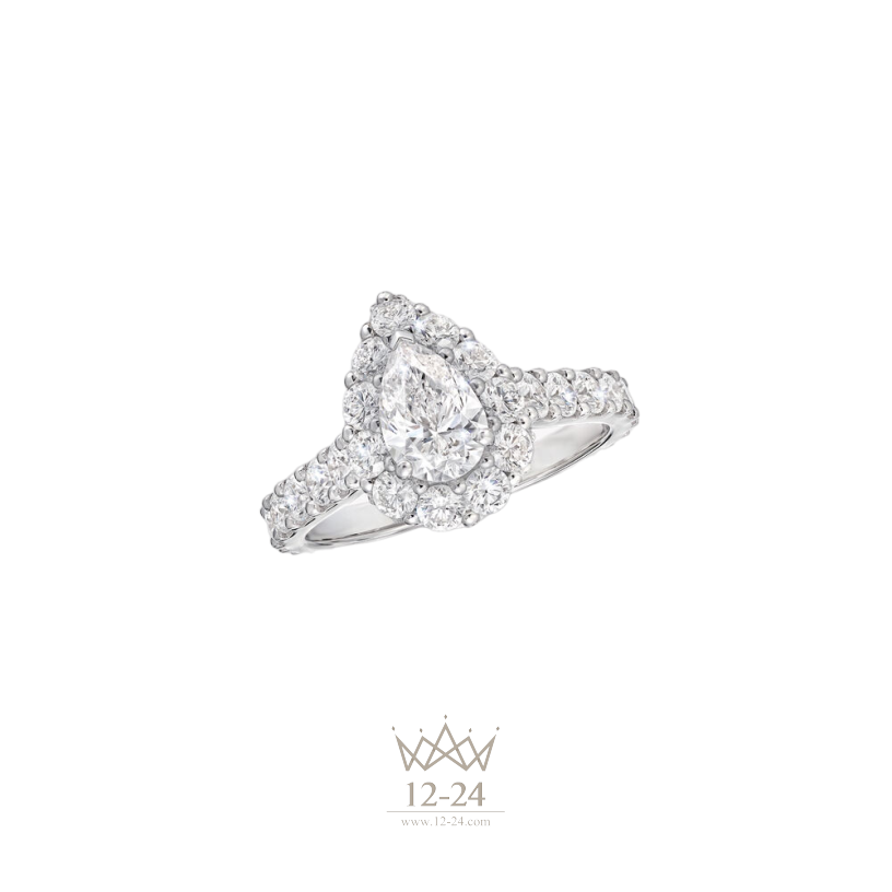 Graff Icon Pear Shape Diamond Engagement Ring RGR619P_RGR619