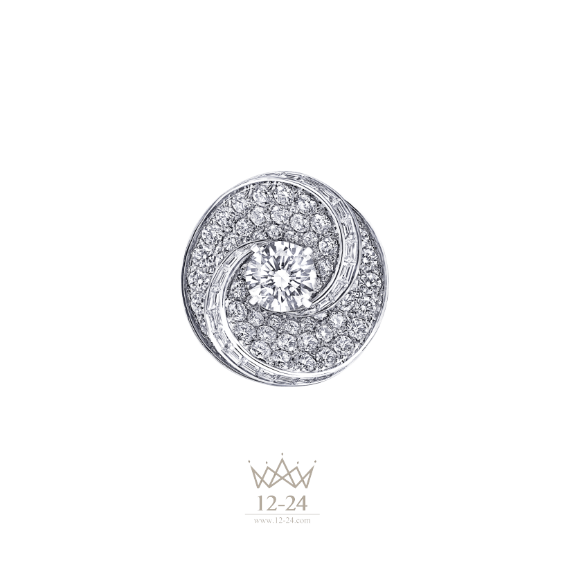 Graff Swirl Twist Ring Diamond RGR486