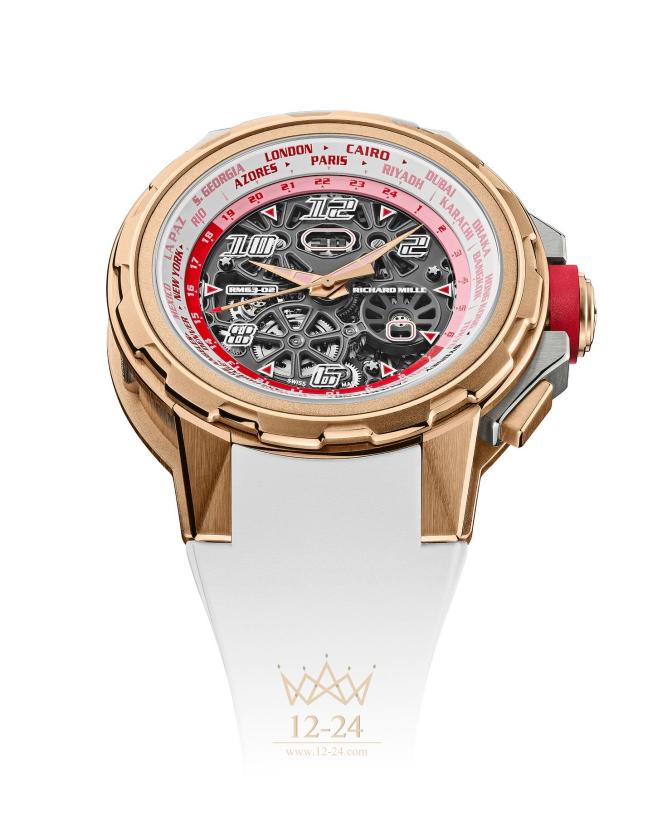 Richard Mille RM 63-02 Automatic Winding Worldtimer RM 63-02 Ti RG
