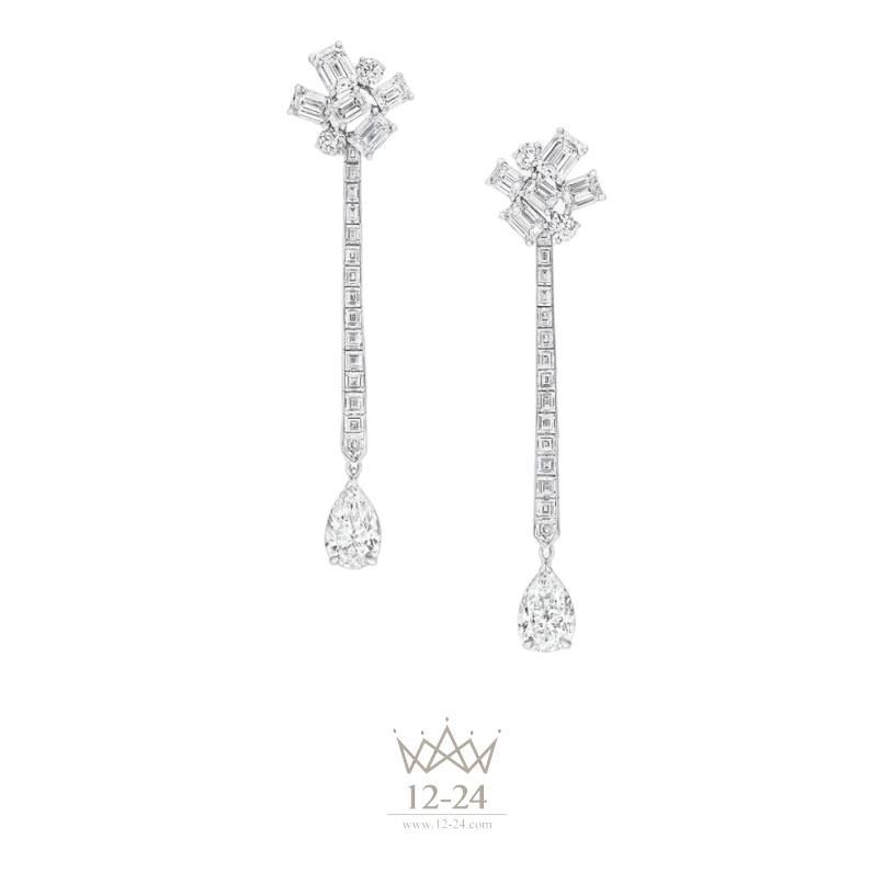 Graff Multi Shape Diamond Line Earrings RGE1467