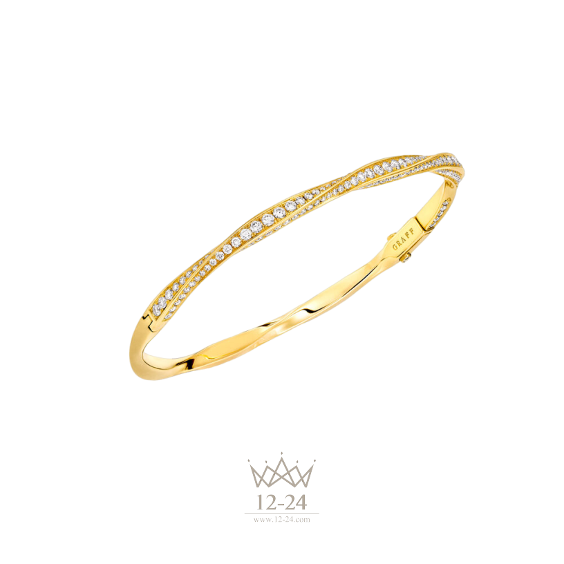 Graff Spiral Pavé Diamond Bangle RGB448-155