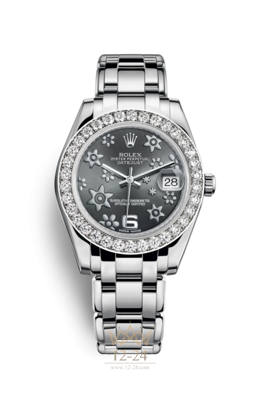 Rolex Oyster 34 мм White Gold and Diamonds 81299-0037
