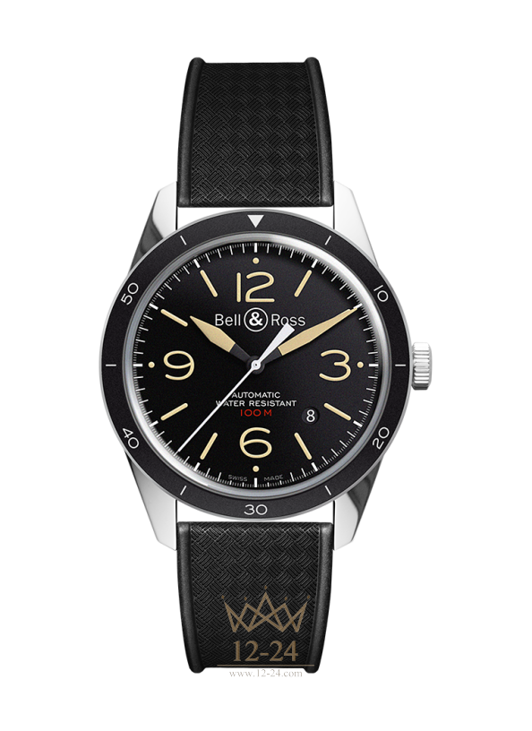 Bell &amp; Ross BR 123 SPORT HERITAGE BRV123-ST-HER/SRB
