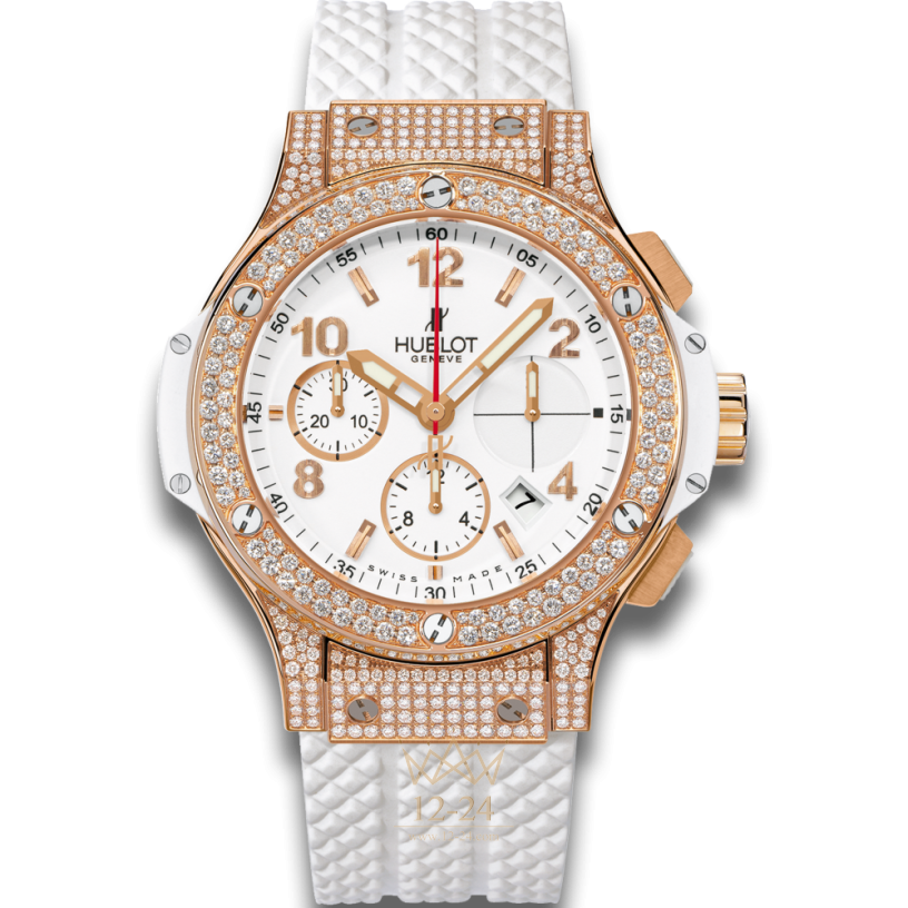Hublot Gold White Pavé 41 mm 341.PE.2010.RW.1704