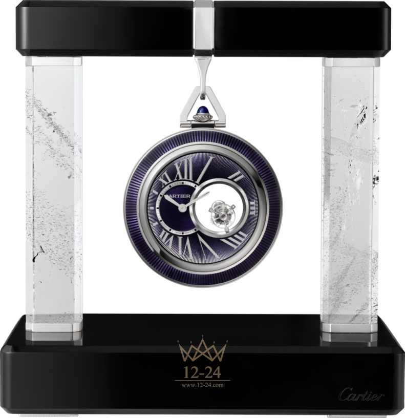 Cartier Pocket watch Mysterious double Turbillion WHRO0011