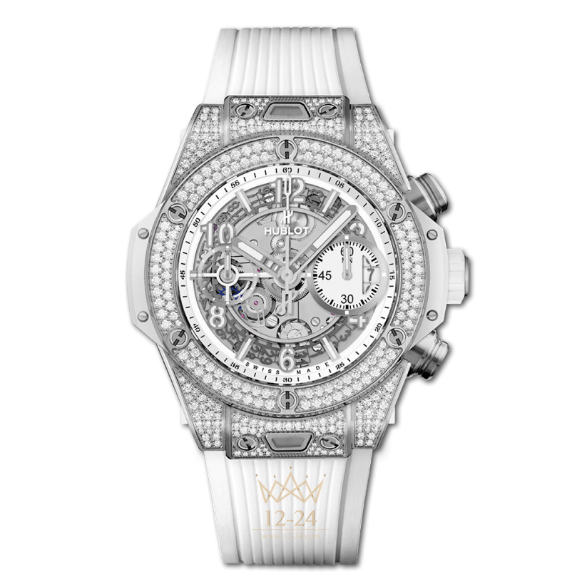 Hublot Unico Titanium White Pave 441.NE.2010.RW.1704