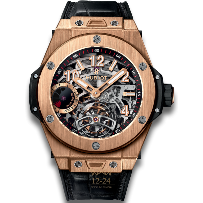 Hublot Tourbillon Power Reserve 5 days King Gold 45 mm 405.OX.0138.LR