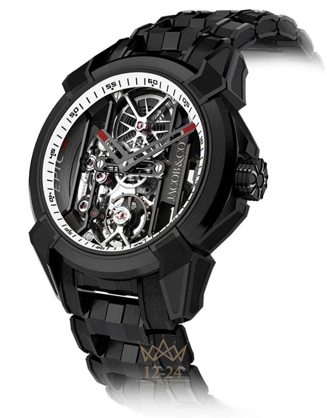 Jacob &amp; Co Epic X Black Titanium Bracelet EX100.21.PS.WB.A21AA