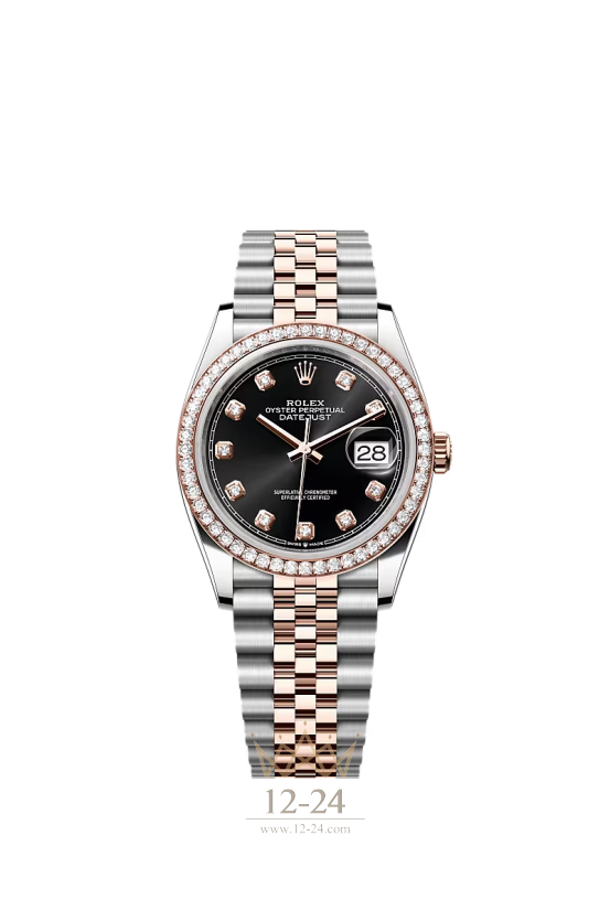 Rolex Oyster 36 мм Steel Gold Everose and Diamonds 126281rbr-0007
