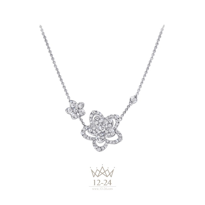 Graff Wild Flower Double Diamond Pendant RGP790