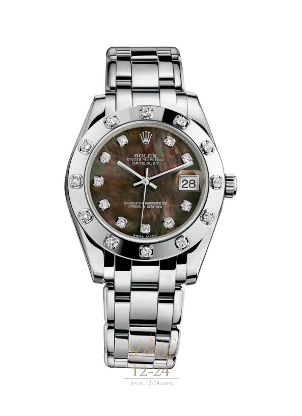Rolex 34 мм White Gold and Diamonds 81319-0005