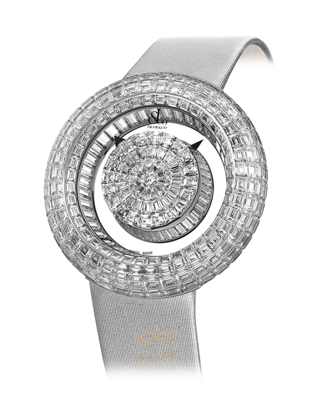 Jacob &amp; Co Brilliant Mystery Baguette White Diamonds BM555.30.BD.BD.A