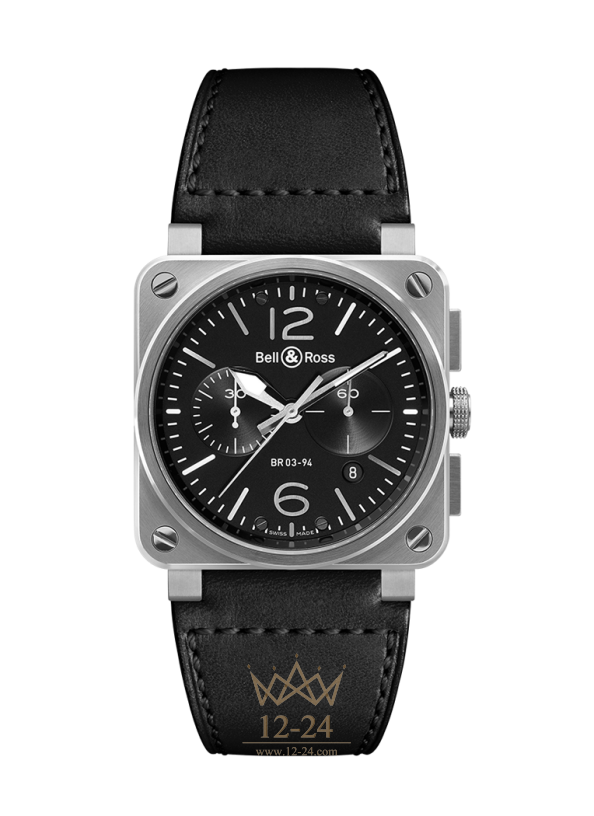 Bell & Ross BR 03-94 STEEL BR0394-BL-SI/SCA