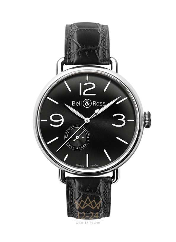 Bell &amp; Ross WW1-97 RESERVE DE MARCHE BRWW197-BL-ST/SCR