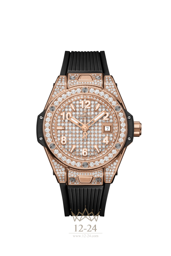 Hublot One Click King Gold Full Pavé 485.OX.9000.RX.1604