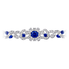 Украшение Graff Nuage Bracelet Sapphire and Diamond RGB241 — дополнительная миниатюра 1
