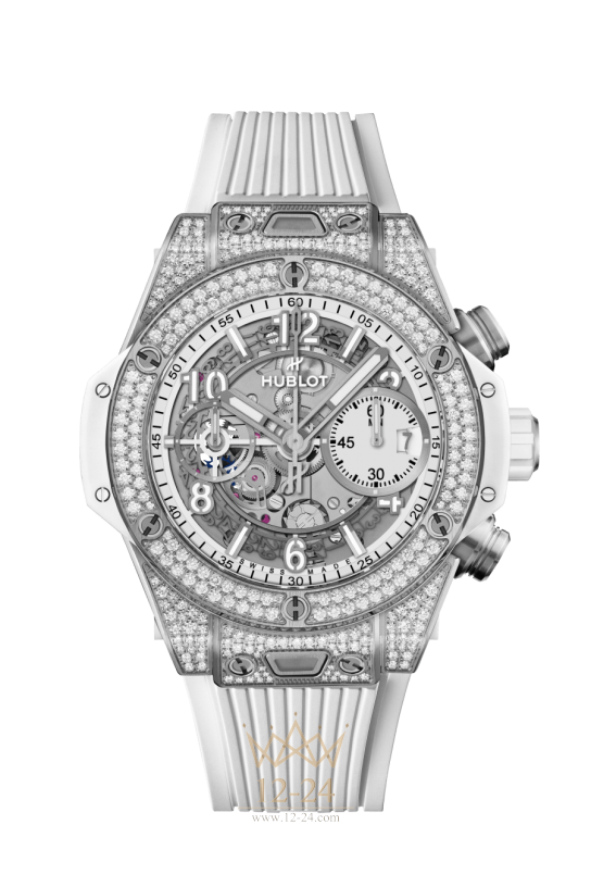 Hublot Unico Titanium White Pave 441.NE.2011.RW.1704