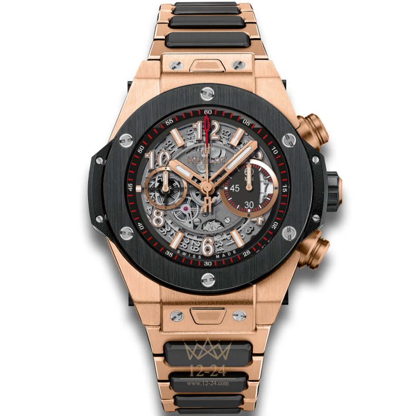 Hublot Unico King Gold Ceramic Bracelet 411.OM.1180.OM