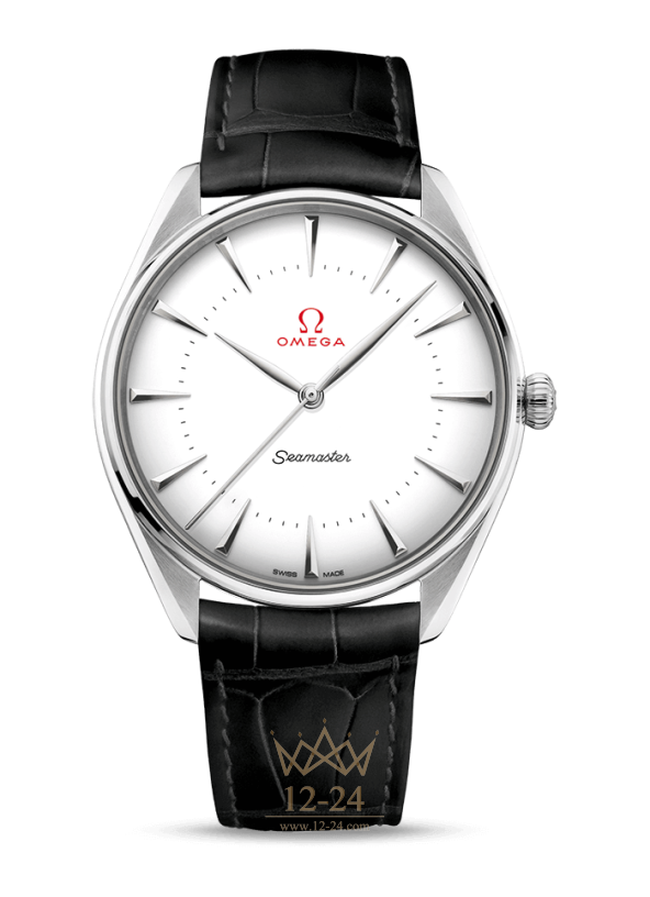 Omega White gold on leather strap 522.53.40.20.04.002