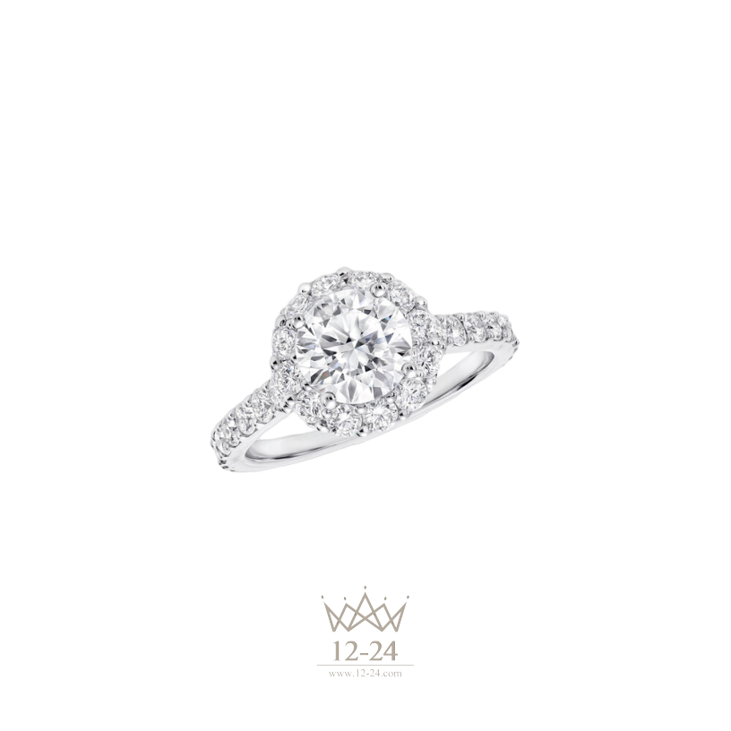 Graff Icon Round Diamond Engagement Ring RGR618