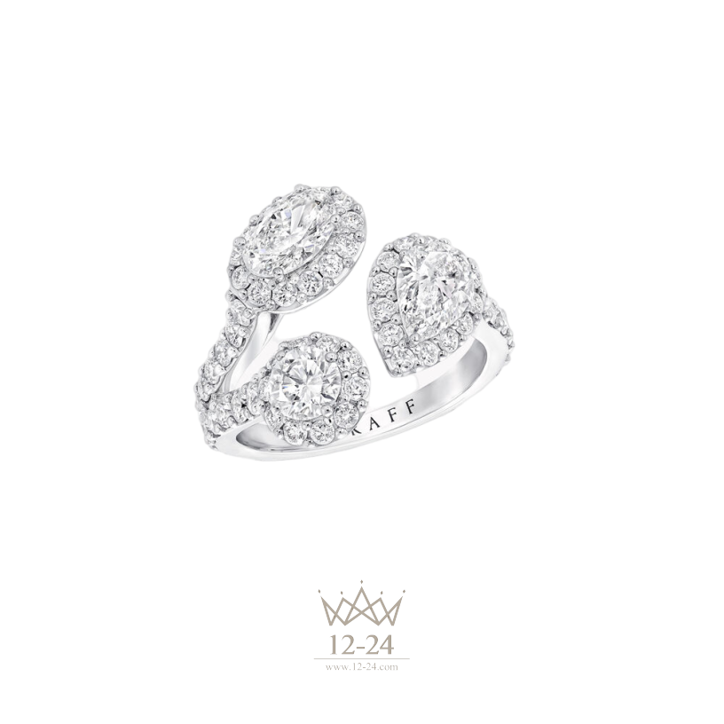 Graff Icon Diamond Three Stone Ring RGR828