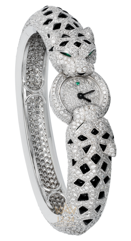 Cartier Visible Time Motive «Two Panthers Heads» Small model HPI00396