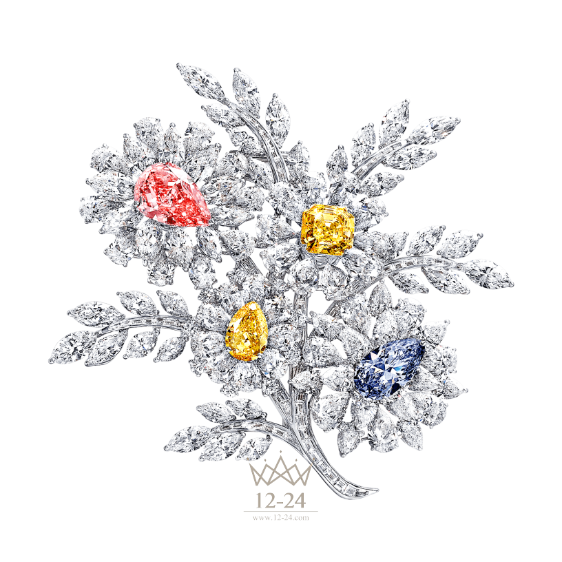 Graff Multi-coloured Brooch GA1053