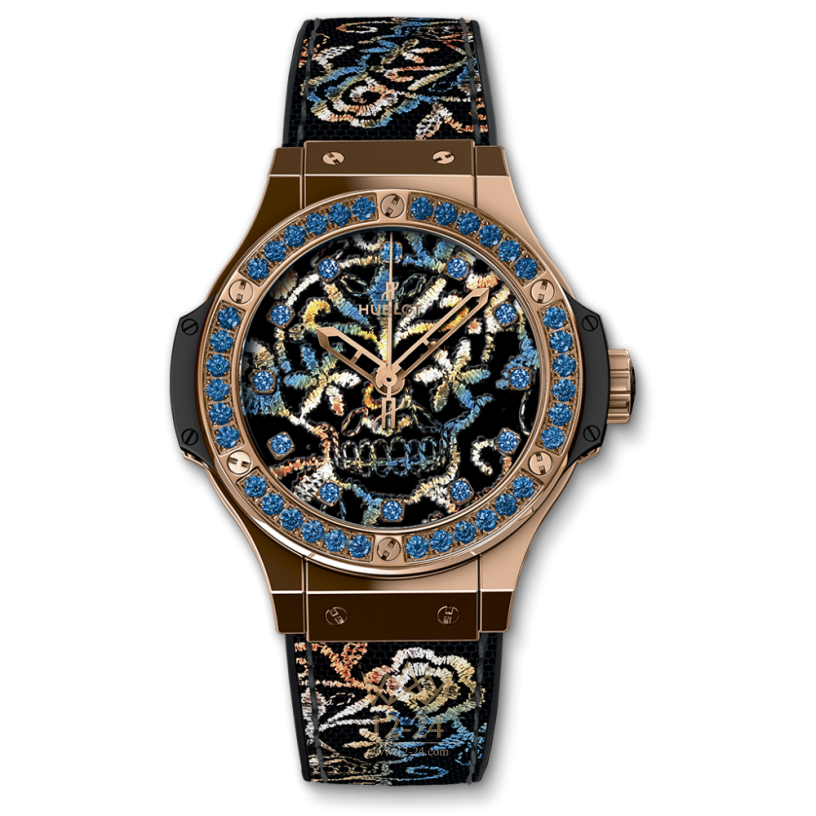 Hublot Broderie Sugar Skull Gold 41 mm 343.PS.6599.NR.1201