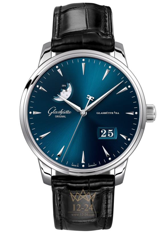 Glashutte Excellence Panorama Date Moon Phase «Short Fold clasp» 1-36-04-04-02-50