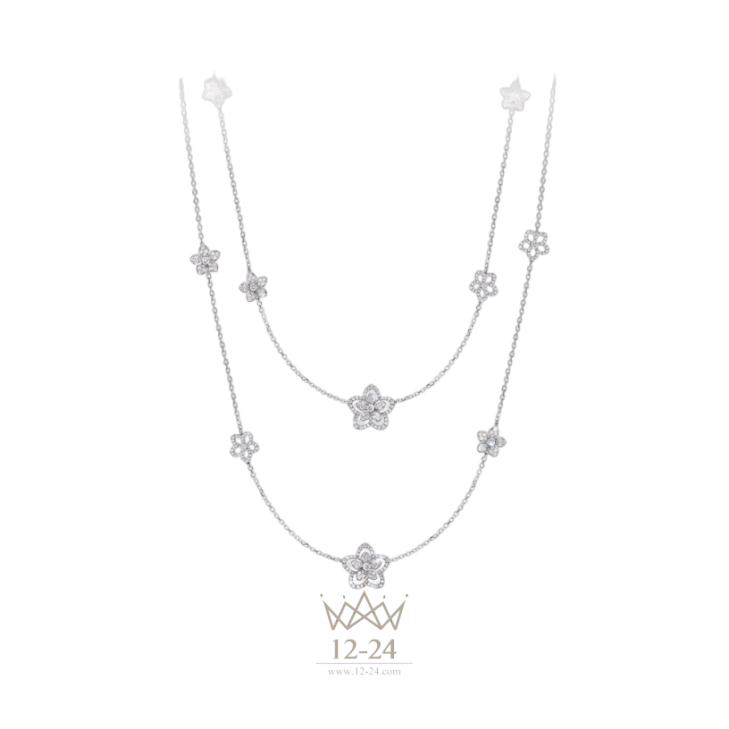 Graff Wild Flower Diamond Sautoir Necklace RGN718