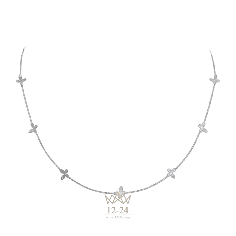 Graff Pavé Butterfly Diamond Petite Necklace RGN828