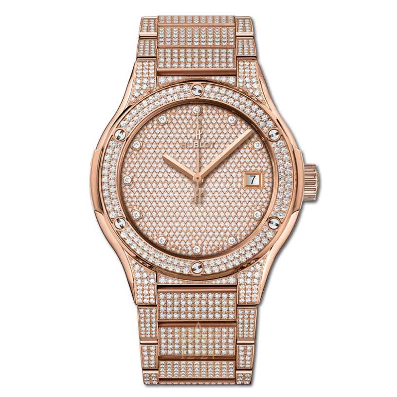 Hublot King Gold Full Pave Bracelet 510.OX.9000.OX.3704