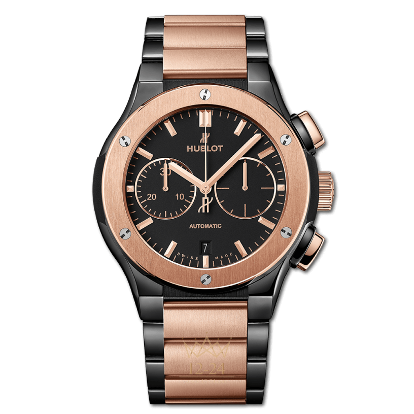 Hublot Chronograph Integrated Bracelet Ceramic King Gold 520.CO.1180.CO