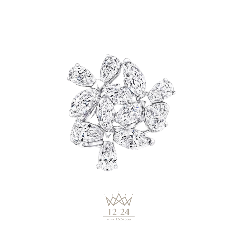 Graff Triple Classic Butterfly Diamond Ring RGR862