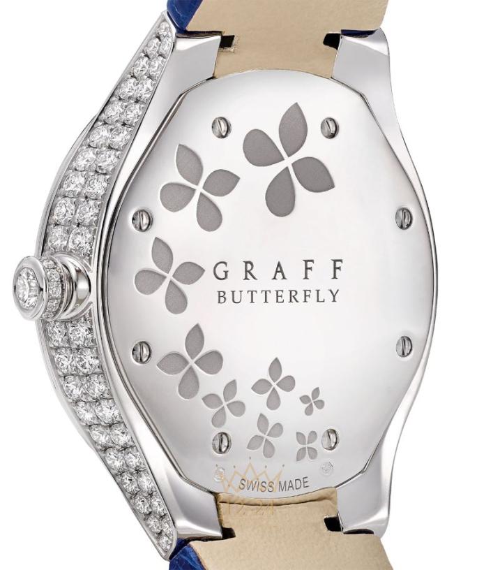 Graff Classic Butterfly Diamond and Sapphire Watch BF33WGDS