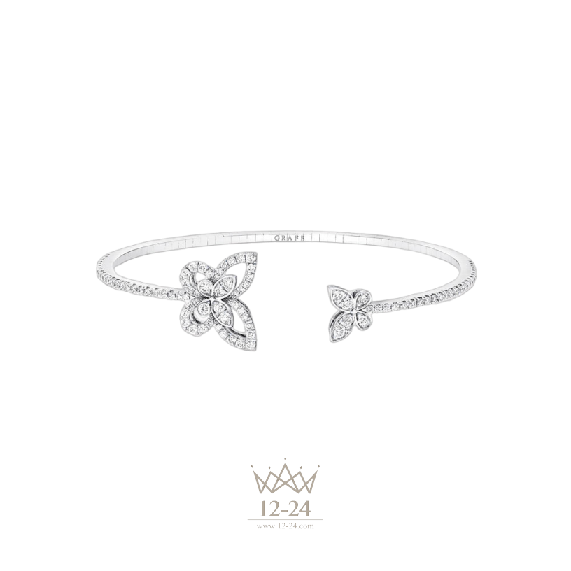 Graff Butterfly Silhouette Open Diamond Bangle RGB501