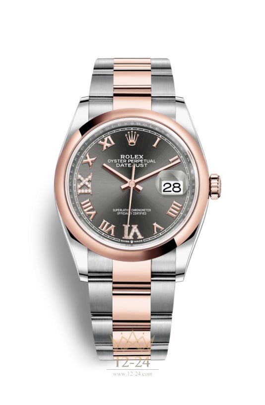 Rolex Oyster 36 мм Steel and Gold Everose 126201-0024