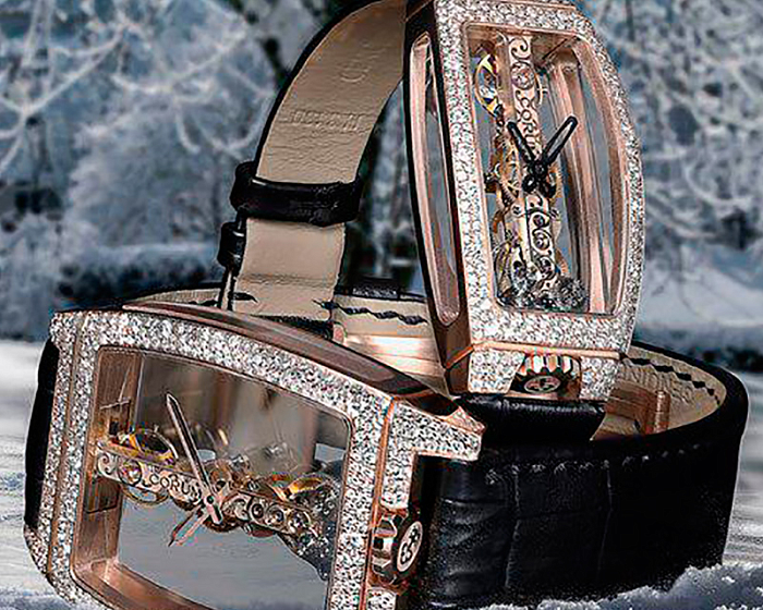 Рождественские новинки от Corum: “снежные” Golden Bridges