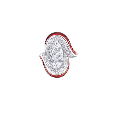 Украшение Graff Ruby and Diamond Ring GR46084 — дополнительная миниатюра 1