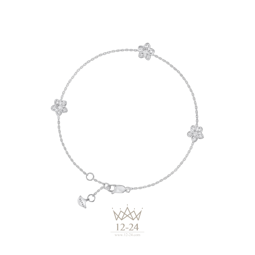 Graff Wild Flower Petite Pavé Diamond Bracelet RGB586