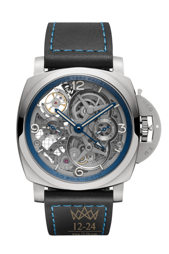 Panerai Lo Scienziato Tourbillon GMT Titanio — 47 mm PAM00767