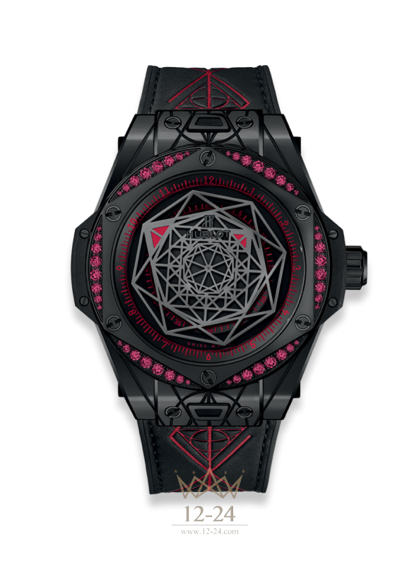 Hublot Sang Bleu All Black Red 465.CS.1119.VR.1202.MXM18