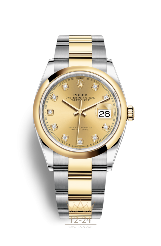 Rolex Oyster 36 мм Steel and Yellow Gold 126203-0018